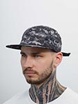 Бейсболка FLEXFIT арт. 7005MC (черный / камуфляж)